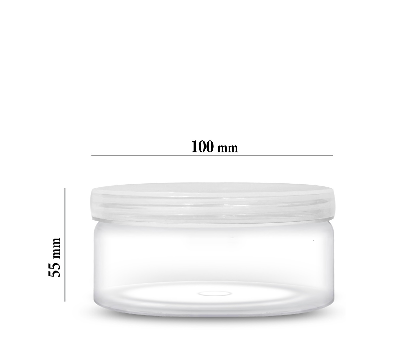 وافي 1055 برطمان PETمع غطاء PP شفاف 240مل